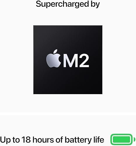 Apple MacBook Air 2022 (A2681) M2 Chip - 16GB - 1TB SSD - 13" Retina Display Midnight Blue Color (Used) - Image 2