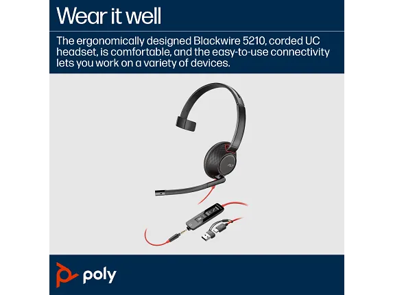 Poly BW 5210 Mono USB-A HS - Image 6