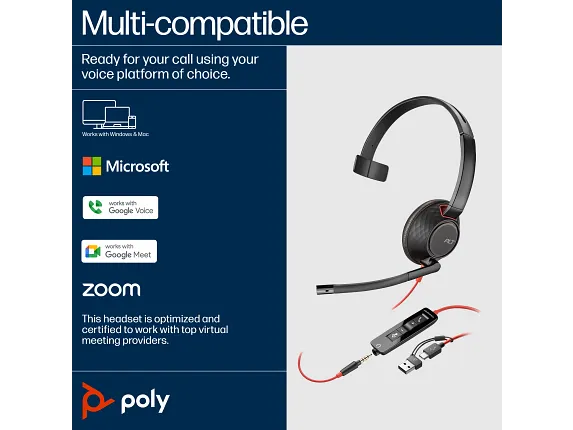 Poly BW 5210 Mono USB-A HS - Image 3