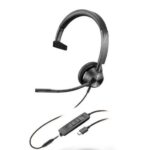 Poly Black Wired 3315 USB-C HS +3.5mmP +USB-C/A Headset