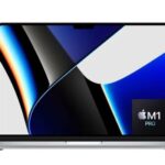 Apple Macbook Pro 14 MKGT3 - Apple M1 Pro Chip 10-Core CPU 16-Core GPU 16-GB 512 SSD 14.2" Liquid Retina XDR Display Backlit Magic Keyboard Mac OS (Silver, 2021, Used)