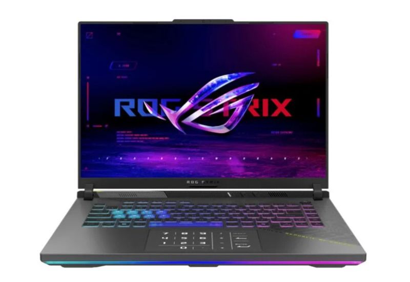 ASUS ROG STRIX G16 G614PR Gaming Laptop - AMD Ryzen 9 8940HX Processor 16-GB 1-TB SSD 12-GB NVIDIA GeForce RTX 5070TI GDDR7 GC 16" WUXGA 1200P IPS AG Display RGB Backlit KB TPM W11 Pro (Eclipse Grey, NEW)